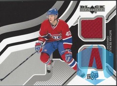 2013-14 Upper Deck Black Diamond ROOK-NB Nathan Beaulieu Double Jersey